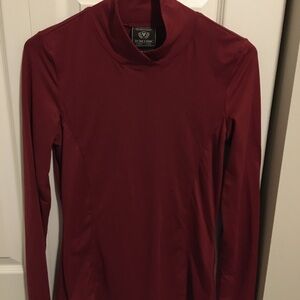Burgundy Long Sleeve Top
